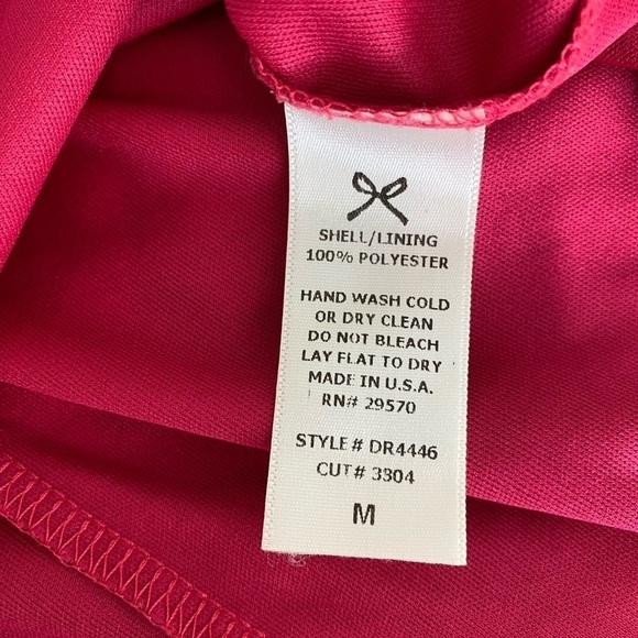 Everly Pink and Blue Women’s Geometric Design Shift Dress Size Medium - Picture 5 of 6